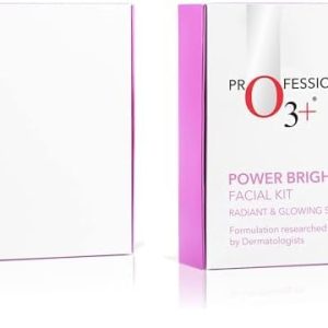 O3+ Power Brightening Facial Kit For Radiant and Glowing Skin,123gm+40ml