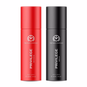 The Man Company Privilege Deodorants for Men - Bold & Intense 150ml X 2 | Long-Lasting Premium Fragrance | Everyday Use Deo?s for Him | Gift Set for Husband, Boyfriend