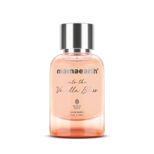 Mamaearth Into the Vanilla Bliss Eau De Parfum For Women-100ml|Made Safe Approved|Premium & Long-Lasting Fragrance|Perfume with French Vanilla Orchids,Amber & Tonka Beans Notes