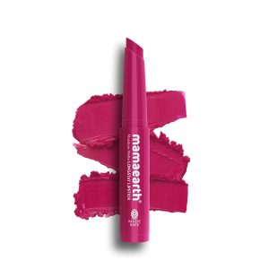 Mamaearth Moisture Matte Longstay Mini Lipstick with Avocado Oil & Vitamin E for 12 Hour Long Stay- 12 Berrylicious Magenta- 0.7 g