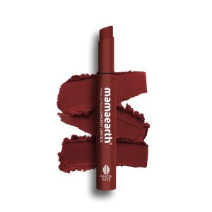 Mamaearth Moisture Matte Longstay Lipstick with Avocado Oil & Vitamin E for 12 Hour Long Stay - 2g (Hazelnut Brown)