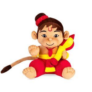 Panda's Box Mantra Chanting Baby Ganesha Soft Toys for Kids |Musical Stuffed Plush Toy for Girl & Boy | Non-Toxic, Safe | Best Birthday Gift for Newborn & Toddlers | Free Colouring Book (Medium)