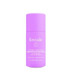 Foxtale 5x Hydrating Ceramide Moisturizer for Face | Micro Hyaluronic Acid & 3 Ceramides | Lightweight | Fast Absorbing | Repairs Skin Barrier and Texture | Men & Women - 15ml