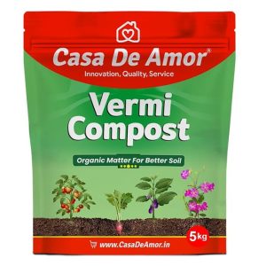 Casa De Amor Organic Vermicompost Fertilizer Manure for Plants and Home Garden (5 Kg)