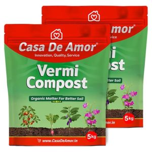 Casa De Amor Organic Vermicompost Fertilizer Manure for Plants and Home Garden (10 Kg)