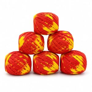 Casa De Amor Cotton Kalava Mauli Dhaga, Red & Yellow, Pack of 6