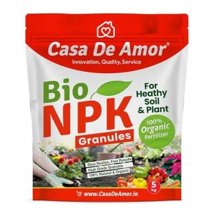 Casa De Amor Organic NPK Bio Granules Fertilizer | Balanced Nutrient Boost for Healthy Plant Growth | Ideal for All Types of Plants & Gardening Use | 2 kg