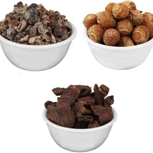 ORGANIC HERBS DRY AMLA , REETHA, SHIKAKAI 150 GM (50 GM EACH)