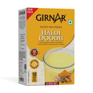 Girnar Instant Premix Haldi Doodh (10 Sachets)
