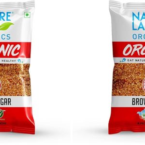 Natureland Organics Brown Sugar 1 Kg - Organic Sugar (Pack of 2)