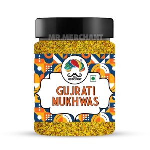 Mr. Merchant Traditional Gujarati Mukhwas (Tangy Flavor), 250 g (Mouth Freshener | Digestive | After-Meal Snack | Rich in Fibre)