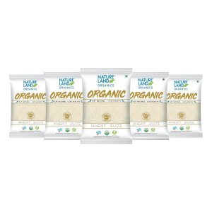 Natureland Organics Wheat Suji / Sooji 500 Gm (Pack of 5) - Organic Sooji
