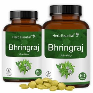 Herb Essential Bhringraj Tablet 500mg, 60 Tablet (Pack of 2)