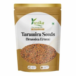 YUVIKA Taramira Seeds - Tarameera Seeds - Tara Mira Seeds - Brassica eruca (100 Grams)