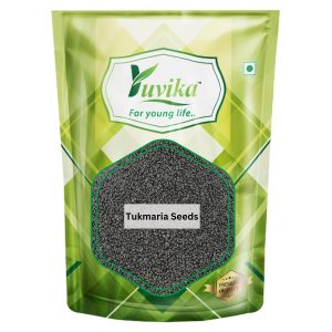 YUVIKA Tukmaria Seeds - Sabja - Basil Seeds (Ocimum Basilicum) - 800 Grams | Edible Seeds | Soak & Use in Drinks, Desserts & Smoothies