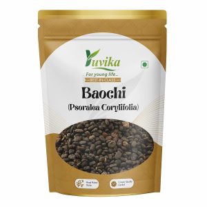 Yuvika Baochi Seeds | Babchi | Bavchi | Psoralea Corylifolia | Traditional Herbal Ingredient | 200 Grams