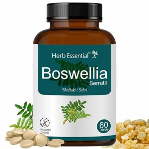 Herb Essential Boswellia Tablet, 500Mg, 60 Count, Bone and Joint Wellness