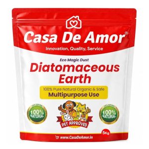 Casa De Amor Diatomaceous Earth, 100% Pure Natural Organic and Safe, 5 Kg