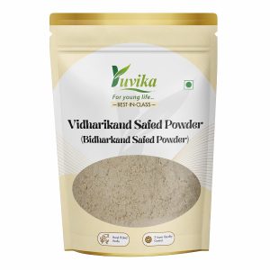 YUVIKA Vidharikand Safed Powder - Bidharkand Safed Powder - Puerariatuberosa - Indian Kudzu 200 Grams