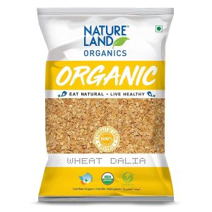 Natureland Organics Wheat Dalia (Porridge) 500 Gm - Organic Dalia