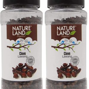 Natureland Organics Clove/Laung 75 gm - Organic Healthy Spices (Pack of 2)