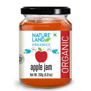 Natureland Organics Apple Jam - Organic Jams Jar, 250 g