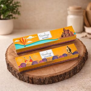 Nirmalaya Bel Patra & Natural Herbs Incense Sticks 80 Sticks | 100% Natural Charcoal-Free Agarbatti from Sacred Temple Flowers | Organic Handmade for Pooja, Meditation, Yoga & Aromatherapy