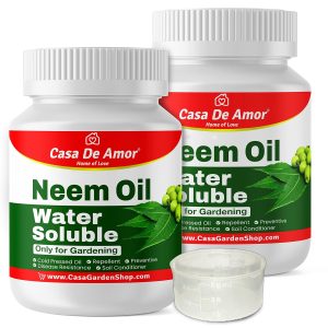 Casa De Amor Neem Oil - Water Soluble Organic for Easy Spray on Garden and indoor outdoor plants- 2 Pack of 100 ML (total 200 ML)